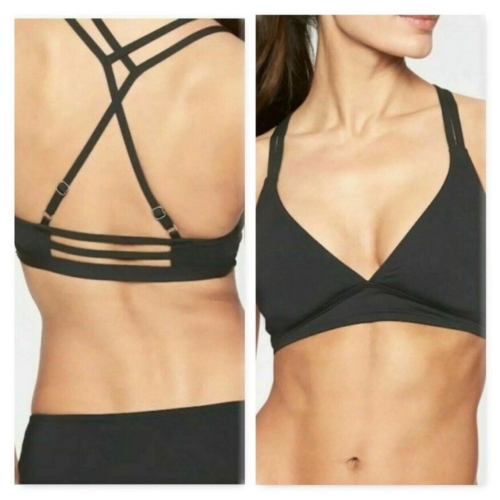 ATHLETA (SKY BLUE) Cross Strap Bikini TOP = SM | BOTTOM = MED - Picture 3 of 16